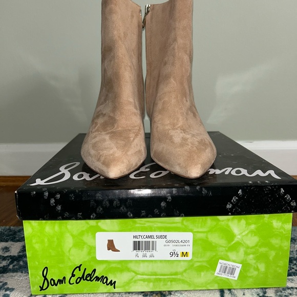 Sam Edelman - Hilty Boot in Camel Suede; size 9.5 - Picture 2 of 5